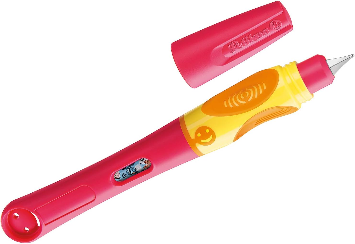 Pelikan 805643 Griffix Fountain Pen for Left-Handed Users with Twist Cap, Cherry, 1 Piece in Folding Box – Bild 3