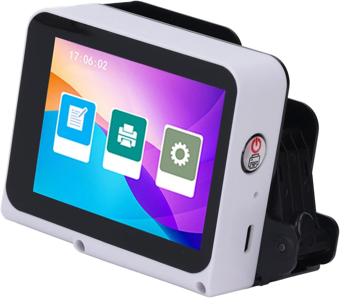 Qcwwy Handheld-Tintenstrahldrucker, Tragbares Tintenstrahldruckgerät mit HD-Touchscreen, Einstellbare Druckhöhe für Verschiedene Oberflächen – Bild 8