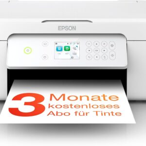 Epson Expression Home XP-4205 3-in-1 Ink Multifunction Printer, Scanner, Copier, WiFi, Single Cartridges, Duplex, 2.4 Inch Display, DIN A4, incl. 9 Months ReadyPrint Flex Ink Rate, Black