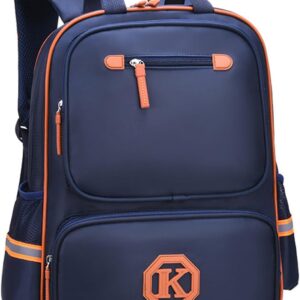 FANDARE Children's Backpacks School Backpack School Bag Boys Girls Backpacks School Bag Teenager Backpack Daypack Travel Daypack Women Children 14 Inch Laptop Bag Waterproof Nylon Blue M