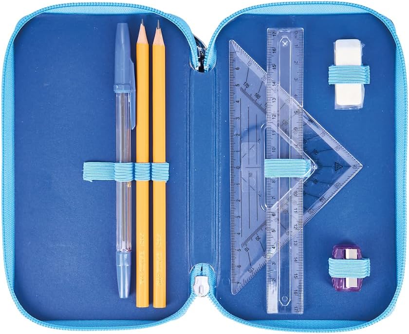 Herlitz Cosmic Explorer Double Pencil Case with Equipment, Children's School Supplies Bag, Functional Utensil Set for Students – Bild 4