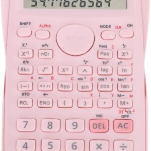Denash Scientific Calculator, 240 Functions, 2 Line Display Calculator with Foil on the Cover, 10+2 Digit Calculator for School