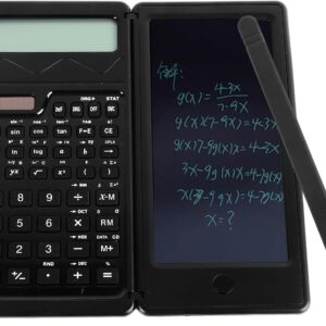 Yunir Advanced Scientific Calculator with Graphical Functions, Solar Calculator with Erasable Writing Tablet and Pen, for Advanced Courses, Advanced Courses