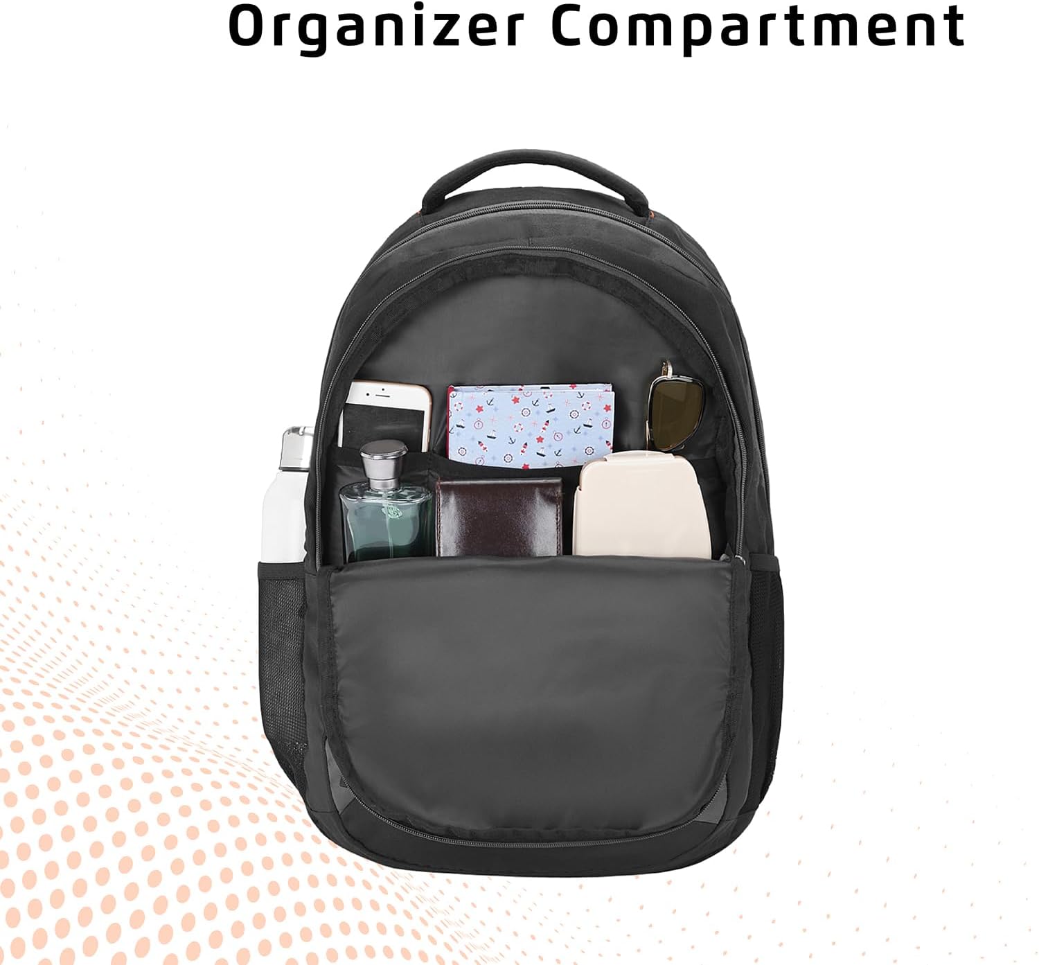 Safari Omega Rucksack 30L mit Regenhülle, Laptop-Rucksack Daypack Unisex, für Reisen, Arbeit, Schule & Alltag, Laptoptasche für Damen & Herren, Jungen & Mädchen – Bild 3