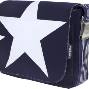 CANVASCO Recycled Canvas Shoulder Bag – Carry Bag Water-Repellent and Robust – Unique Shoulder Bag