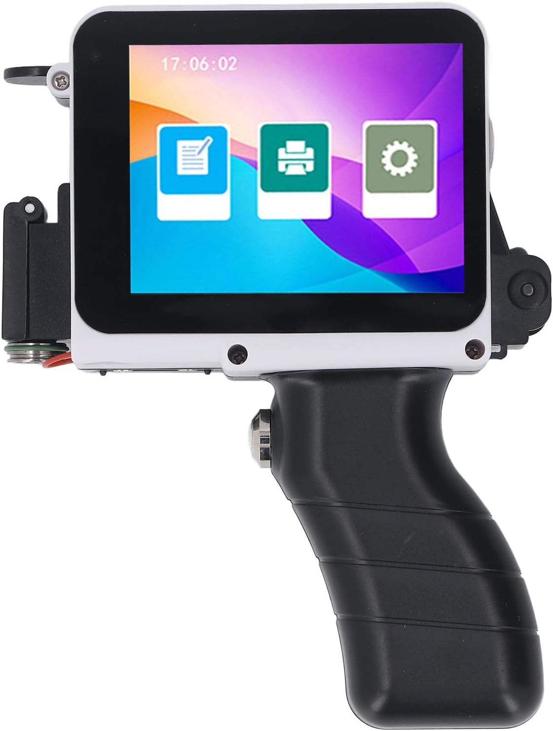 Qcwwy Handheld-Tintenstrahldrucker, Tragbares Tintenstrahldruckgerät mit HD-Touchscreen, Einstellbare Druckhöhe für Verschiedene Oberflächen – Bild 3