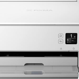 Canon PIXMA TS5351a WH Printer Colour Inkjet Multifunction Device DIN A4 (Scanner, Copier, OLED, 4800 x 1200 dpi, USB, WLAN, Duplex Printing, 2 Paper Feeders), White