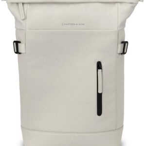 Kapten & Son Aarhus Backpack 14 L, Backpack for Men and Women, Rolltop Backpack with 14 Inch Laptop Compartment, Ideal for Travel, City, University, Work, Water-Repellent