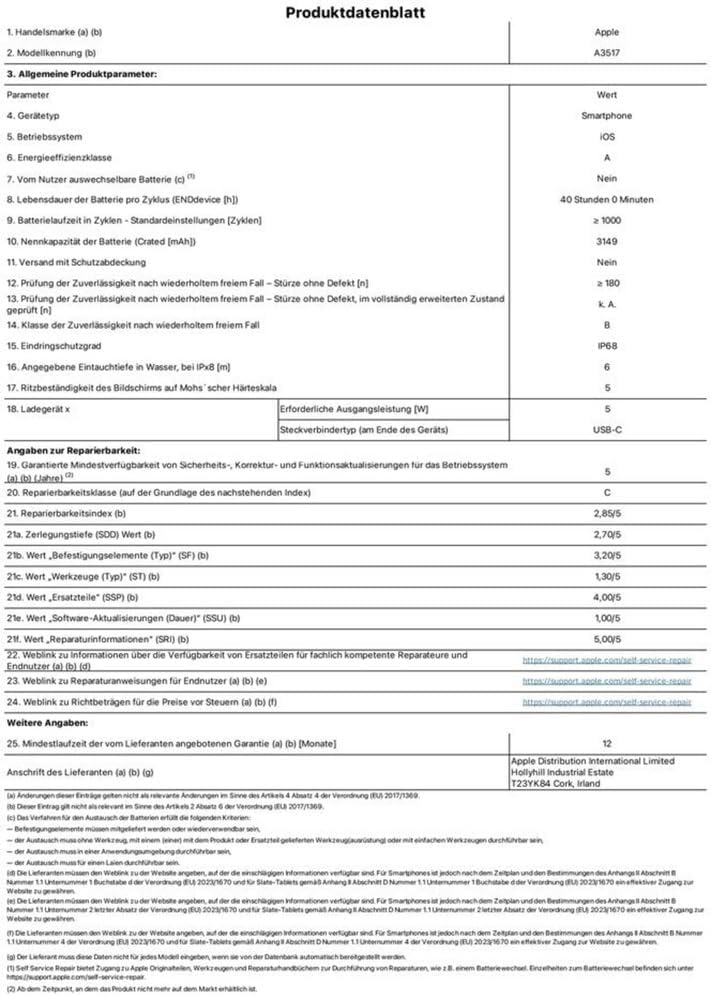 Apple iPhone Air 256 GB: Thinnest iPhone Ever, 6.5 Inch Display with ProMotion up to 120 Hz, Strong A19 Pro Chip, Centre Stage Front Camera, Battery for All Day, eSim; Space Black – Bild 7