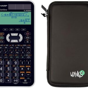 Sharp EL-W550XG Basic Set Including Protective Case by WYNGS in Black