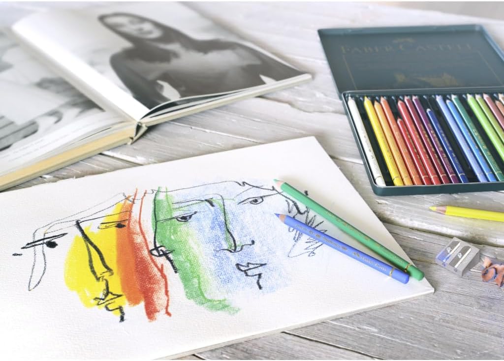Faber-Castell 110036 – Polychromos Artists’ Colour Pencils, Pack of 36 in a Metal Case – Bild 4