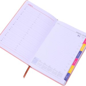 Gatuida Tagesplaner Mit Stundenplan Monats Und Wochenansichten Aufgabenplaner Für Beruf Und Schule Hochwertiges Notizbuch Mit Hardcover Für Organisation