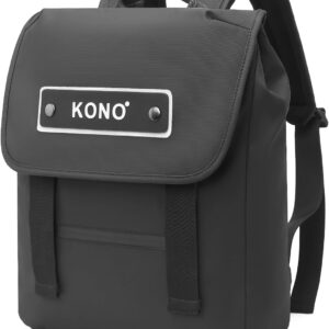 KONO Casual Daypacks Laptop Backpack Women Men Waterproof Daypack with Laptop Compartment 14 Inch Anti-Theft Bag for Outings, University, School, Elegant Daypack for Travel