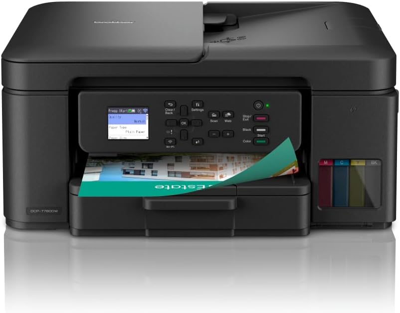 Brother DCP-T780DW 3-in-1 Wireless Ink Tank Printer (Print, Scan, Copy)