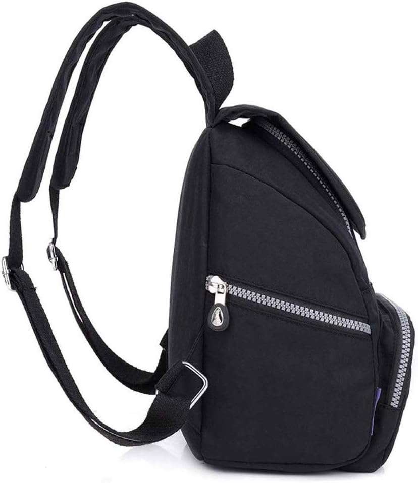 LifeWheel Womens girls Waterproof Mini Backpack Nylon Bags Daypacks Schoolbag Rucksacks (black1) – Bild 4