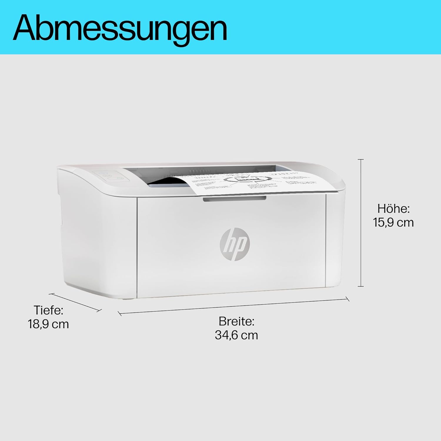 HP LaserJet M110w Wireless Black & White Laser Printer, Mono Laser Printer (AirPrint) – Bild 4