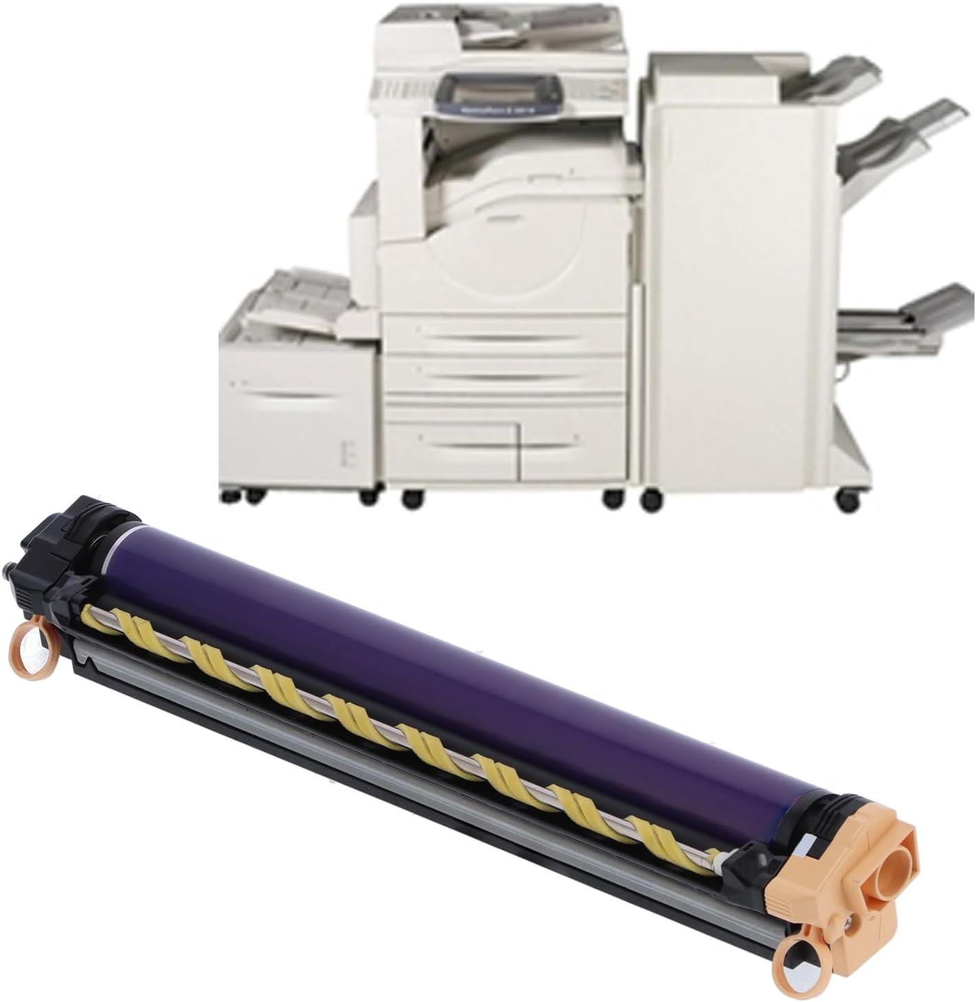 Mwrode Printer Drum Cartridge, Colour Copier, Photosensitive Unit, Replacement Copier Accessories for Xrox School Office Home Printer – Bild 2