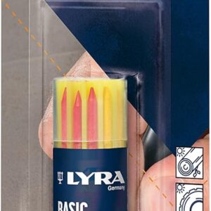 LYRA Dry Leads Basic Universal Refills, Round, Lead 2.8 x 2.8 x 100 mm, Blister Pack, Assorted Colours