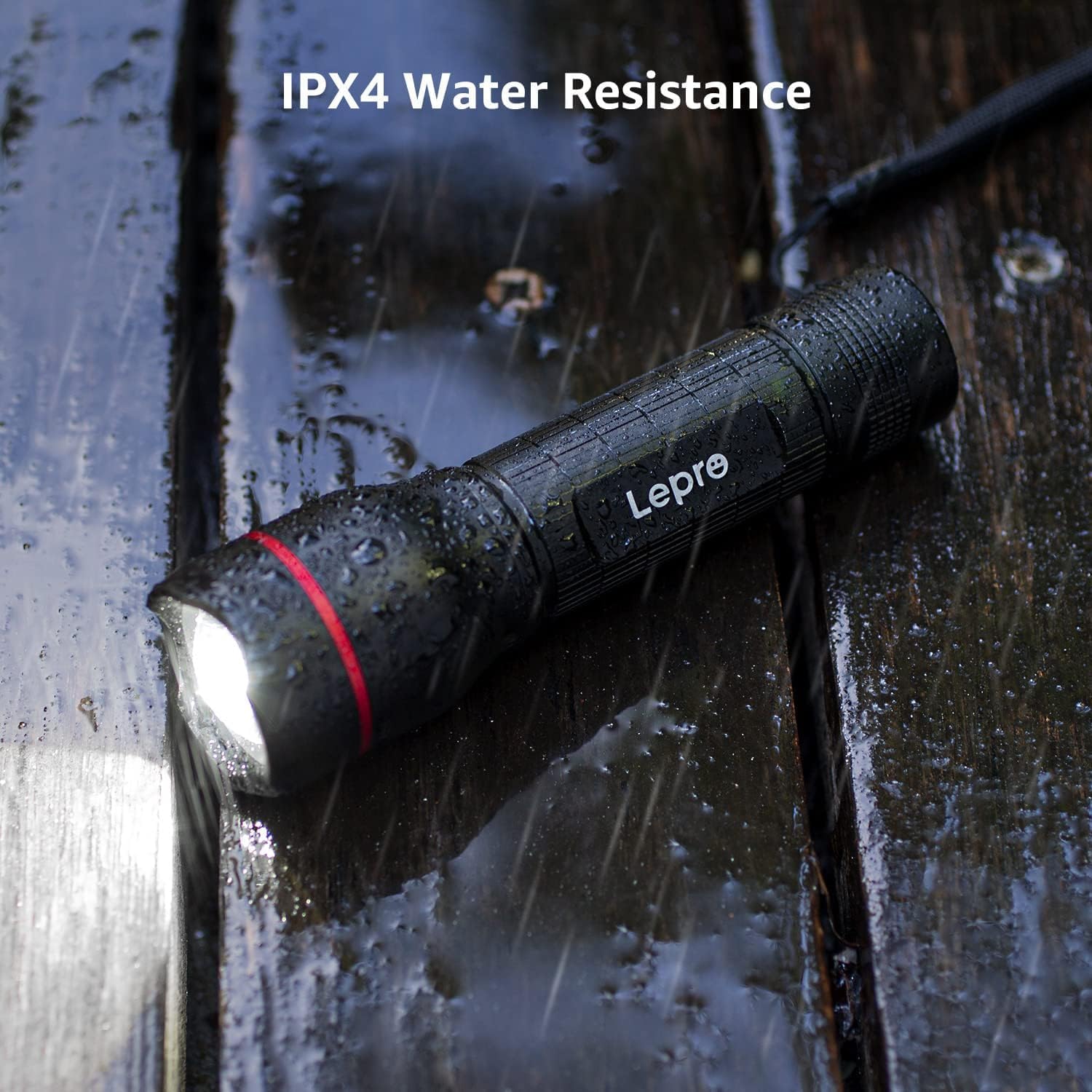 Lepro LED Torch, LE2000 Extremely Bright Small Torches, Battery Operated with 5 Modes, Zoomable Camping Hand Lamp, Waterproof Practical Torch for Outdoors, Hiking, Fishing, Dog Walking – Bild 5
