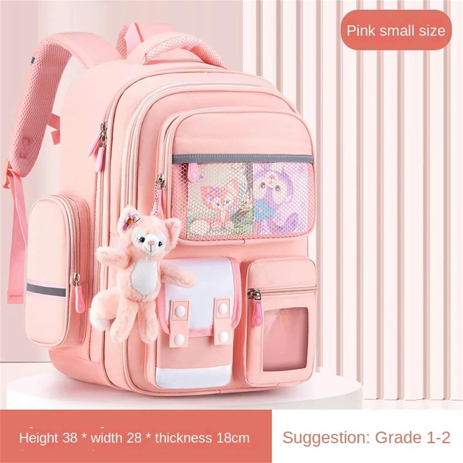 School Bag Primary School Bags to Protect the Spine and Relieve School Bags for Children in First to Second Grade – Bild 3