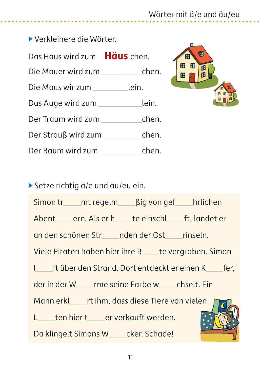 Mein Übungsheft Rechtschreiben 4. Klasse: Deutsch-Aufgaben mit Lösungen - Schreiben trainieren für den Übertritt (Lernhefte zum Üben und Wiederholen, Band 454) – Bild 7