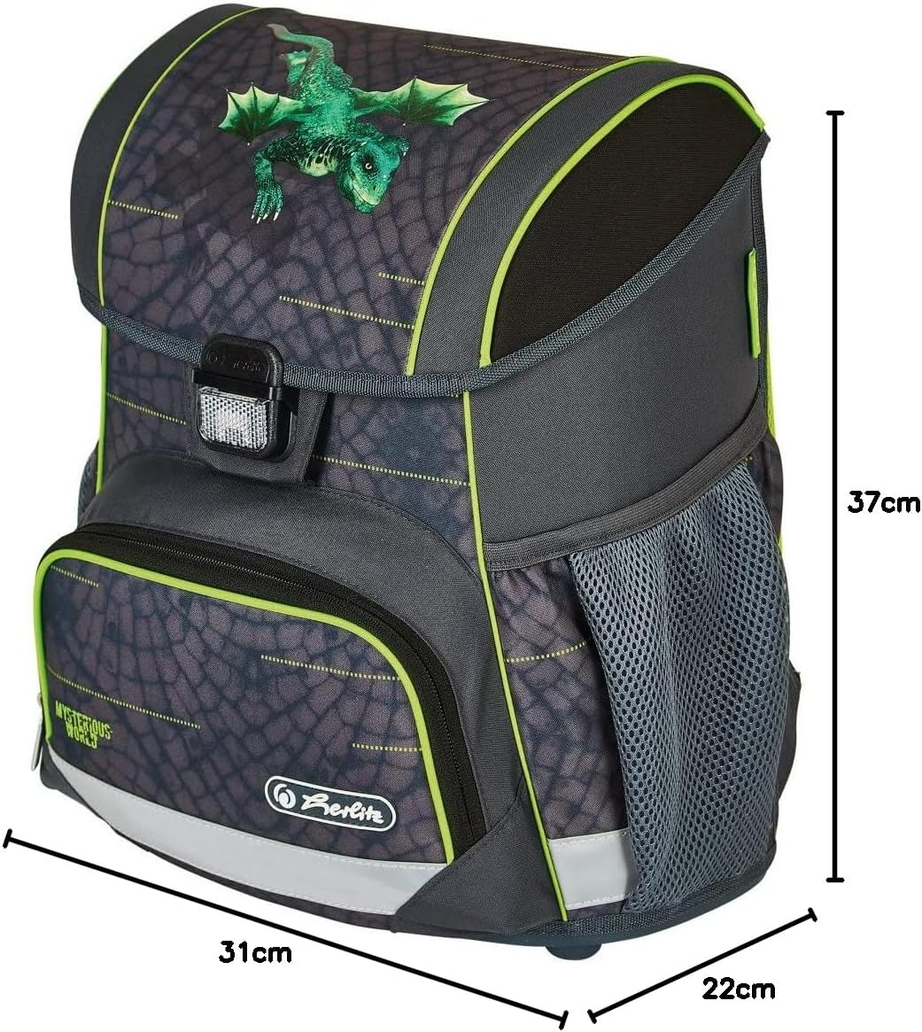 Herlitz School Backpack Loop Youth School Bag Back Bag Volume 16 L Men Women Unisex Sporty For Students Everyday Life Spacious Durable Dragon Quest Multicoloured Modern – Bild 11