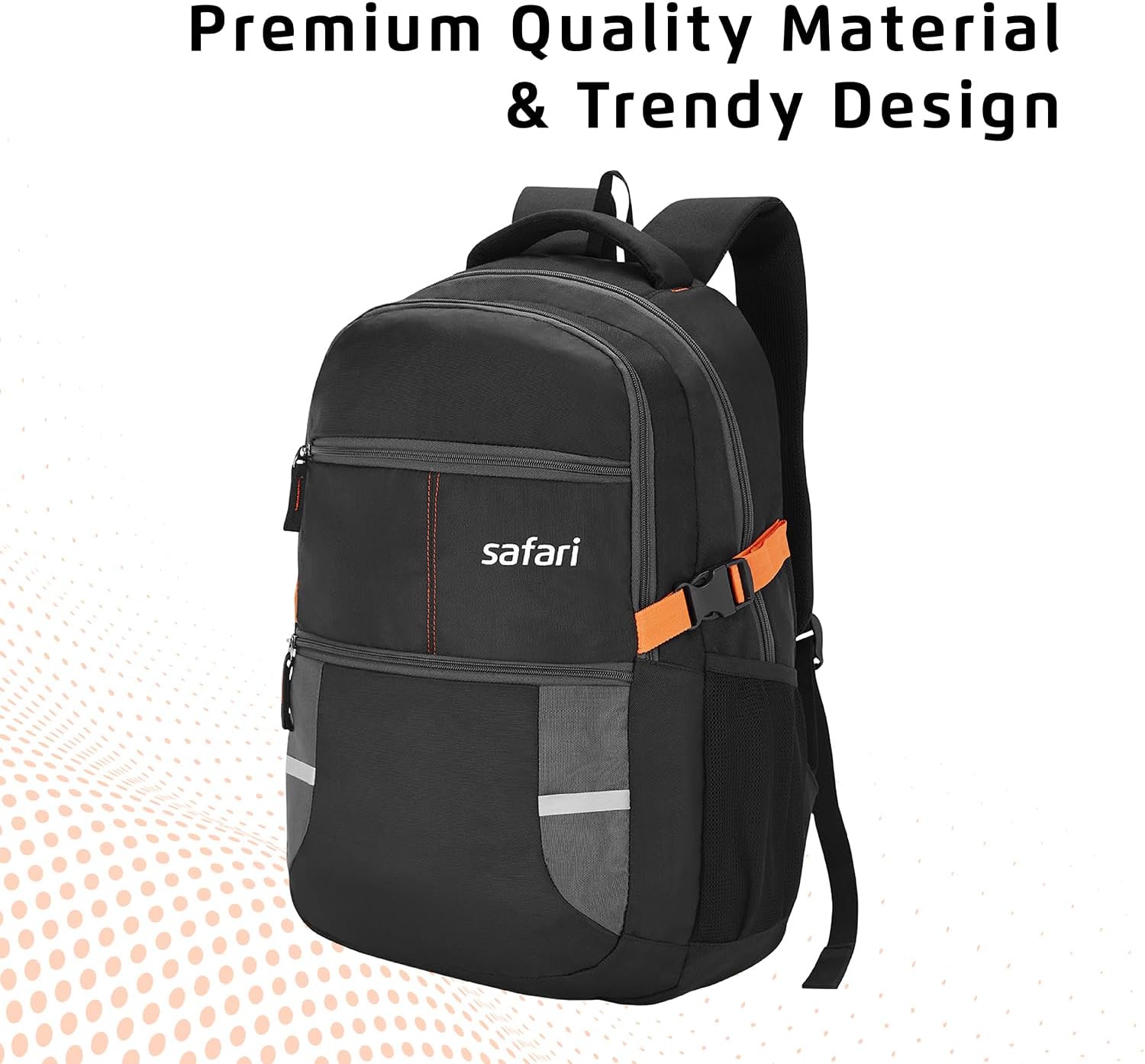 Safari Omega Rucksack 30L mit Regenhülle, Laptop-Rucksack Daypack Unisex, für Reisen, Arbeit, Schule & Alltag, Laptoptasche für Damen & Herren, Jungen & Mädchen – Bild 6