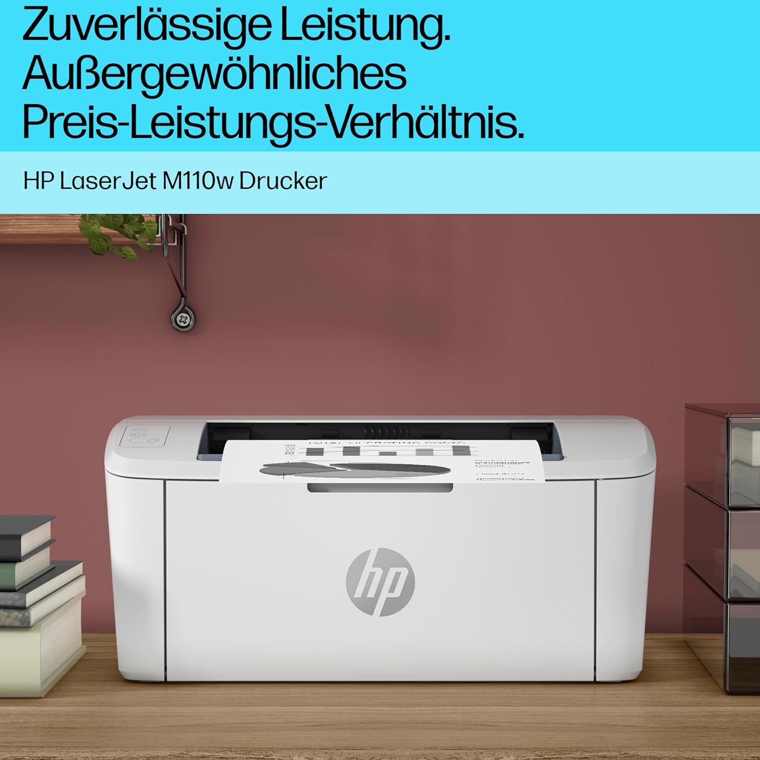 HP LaserJet M110w Wireless Black & White Laser Printer, Mono Laser Printer (AirPrint) – Bild 8