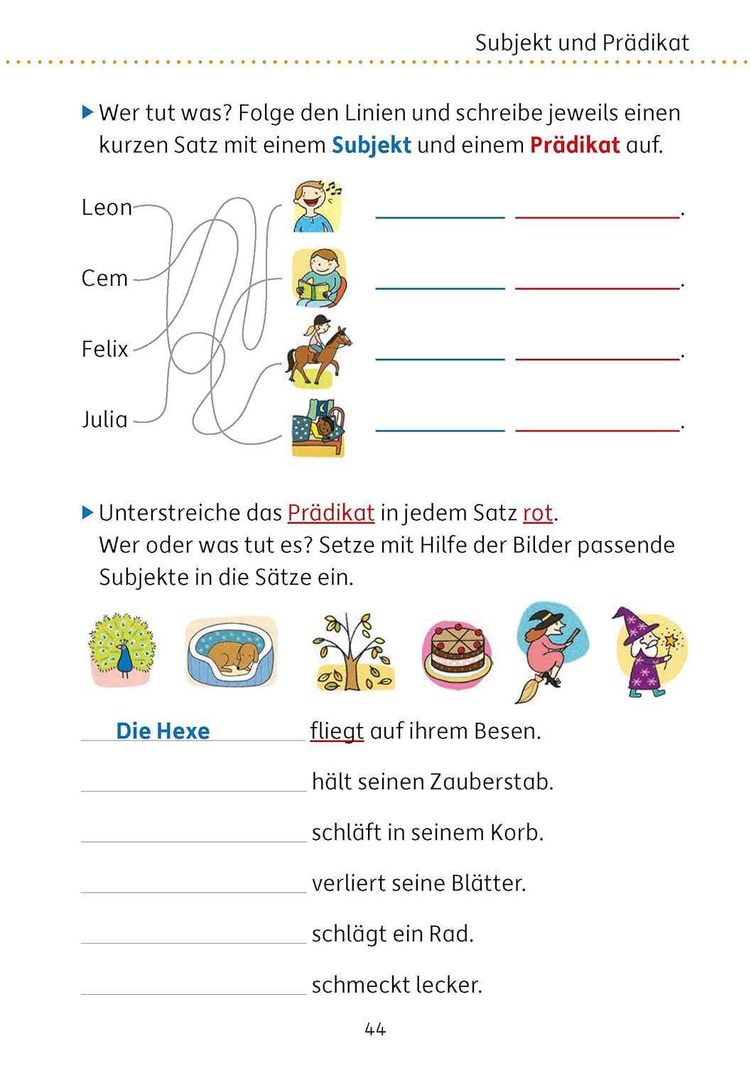 Mein Übungsheft Grammatik 4. Klasse: Lernhilfe Deutsch 4. Klasse, Grammatik lernen – Satzglieder, Wortbildung, Satzarten Grundschule (Lernhefte zum Üben und Wiederholen, Band 414) – Bild 8