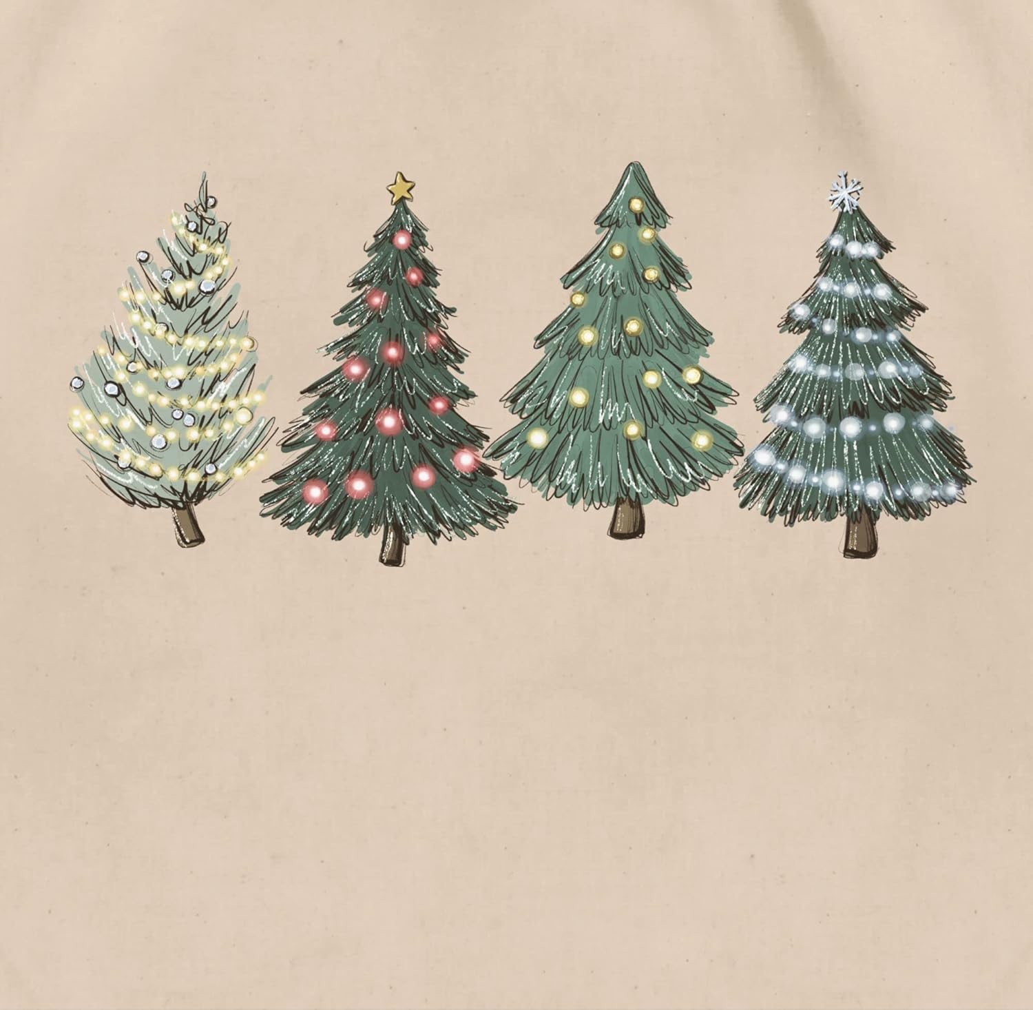 Shirtracer - Gym Bag Backpack - Christmas Gifts Christmas Clothing - Christmas Trees – Bild 2