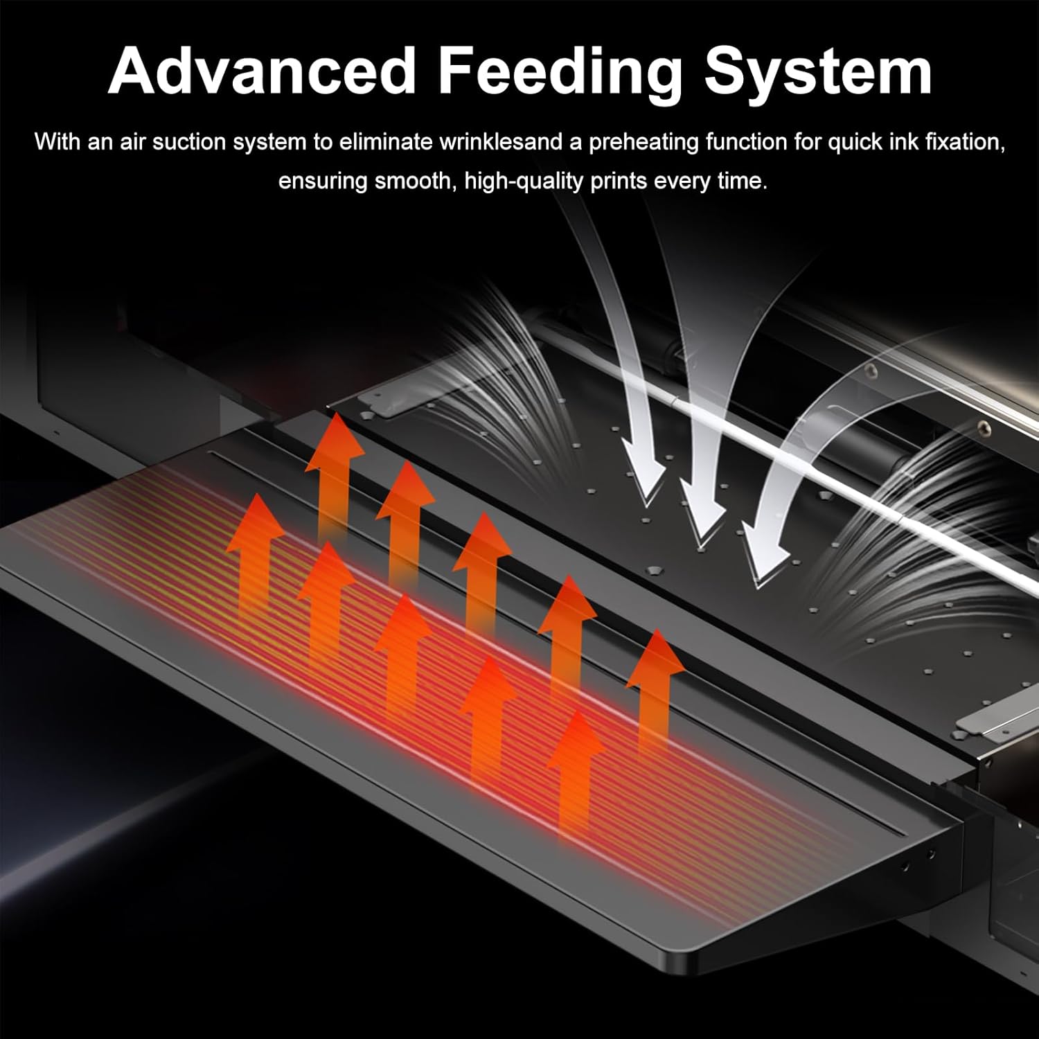 PLK A3 Plus DTF Printer with Powder Shaker Dryer, XP600 DTF Printer with Double Speed L805/L1800, Automatic Cleaning and Dual White Ink System, Direct Film Machine – Bild 6