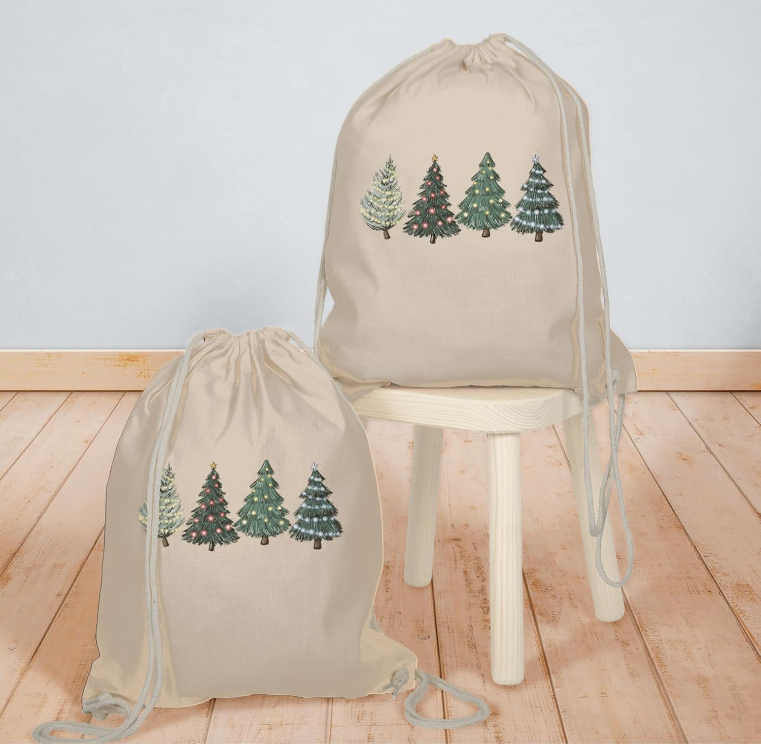 Shirtracer - Gym Bag Backpack - Christmas Gifts Christmas Clothing - Christmas Trees – Bild 6