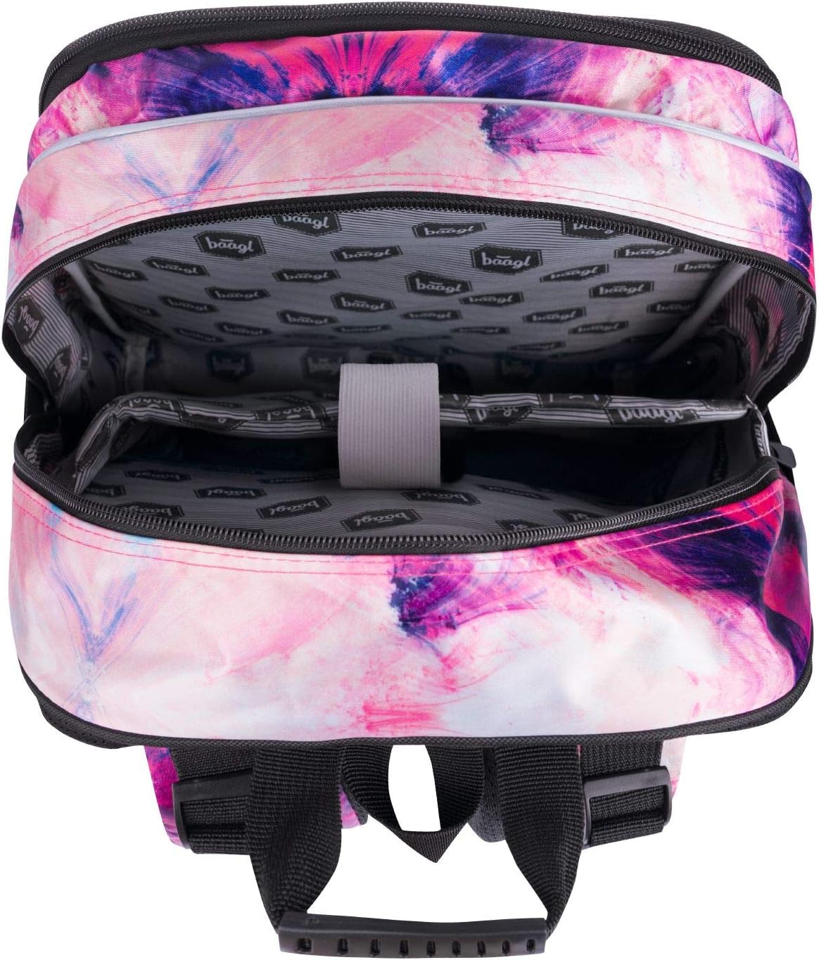 3 Cubic Set - Girls’ School Backpack Set 3 Pieces - School Bag from approx. 3rd grade - Primary School Satchel with Chest Strap - Ergonomic School Bag., abstract – Bild 4