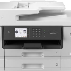 Brother MFC-J6940DW DIN A3 4-in-1 Colour Inkjet Multifunction Printer (2 x 250 Sheets Paper Cassette, Print, Scan, Copy, Fax), White, Medium