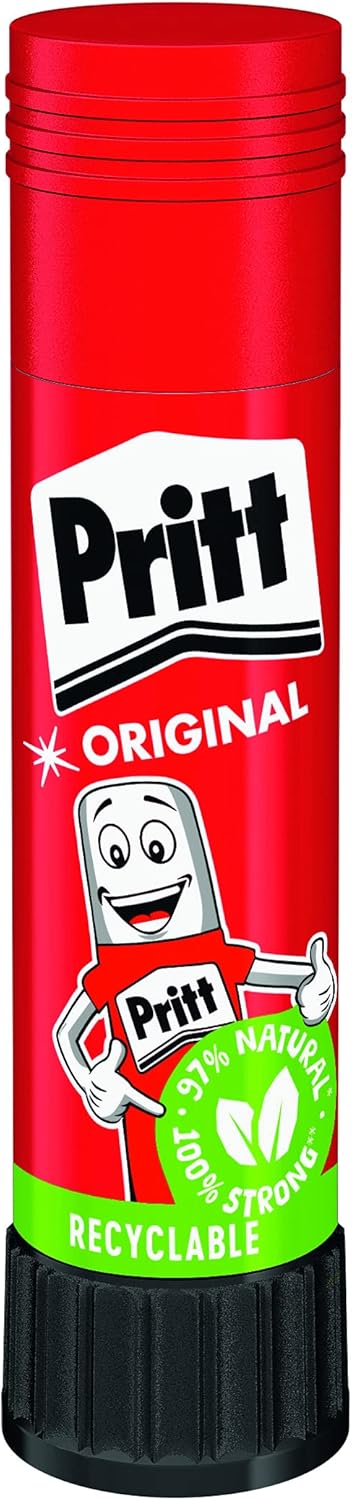 Pritt Glue Stick, Safe and Child Friendly Glue for Arts and Crafts, Strong Adhesive for School and Office Supplies, 4 x 11 g Pritt Stick – Bild 3