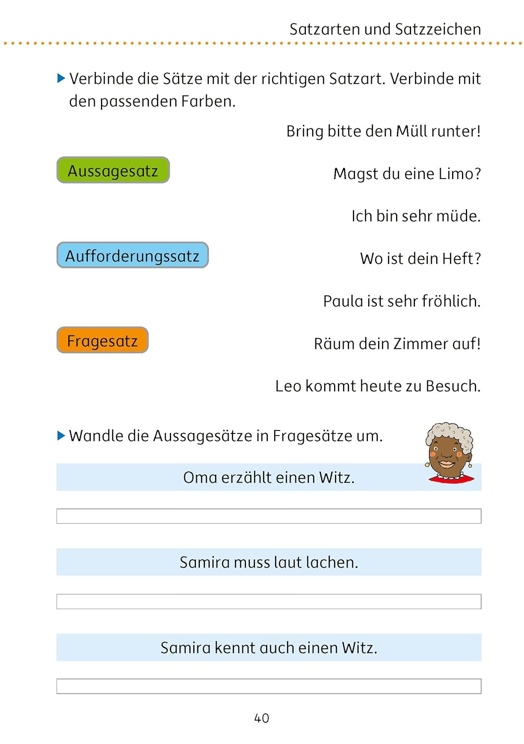 Mein Übungsheft Grammatik 3. Klasse: Lernhilfe Deutsch 3. Klasse, Grammatik lernen – Wortarten, Satzarten und Satzglieder (Lernhefte zum Üben und Wiederholen, Band 413) – Bild 9