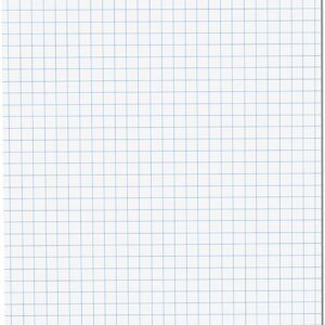 Herlitz Flipchart Pad, 68 x 99 cm (Squared / Punched), 5 Pads (20 Sheets per Pad)
