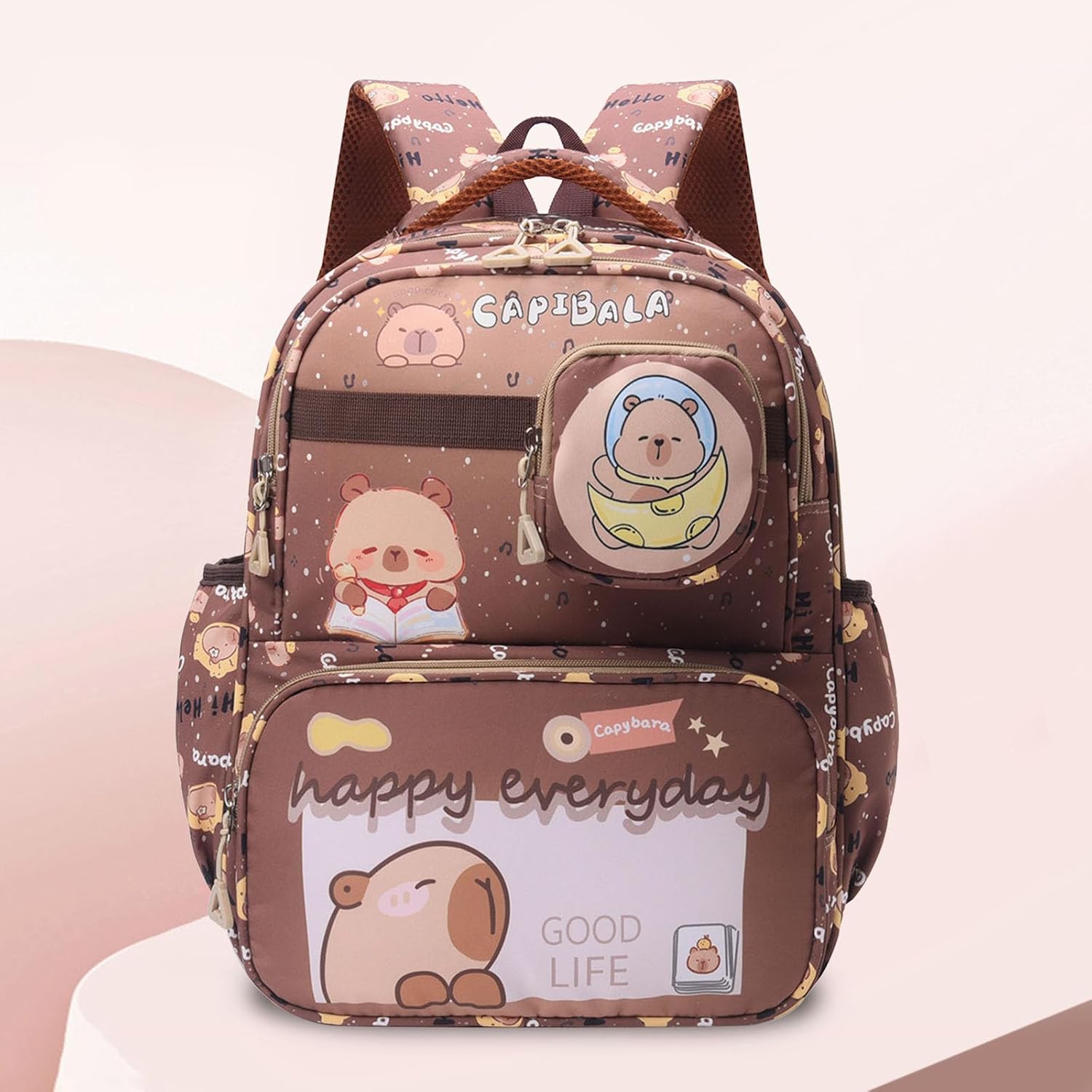 Schulrucksack Teenager Schultasche Wasserdicht Rucksack Mehrfach Atmungsaktiv Damen Kinderrucksack Alltag Schulranzen Wasserabweisend Groß Mädchen – Bild 2