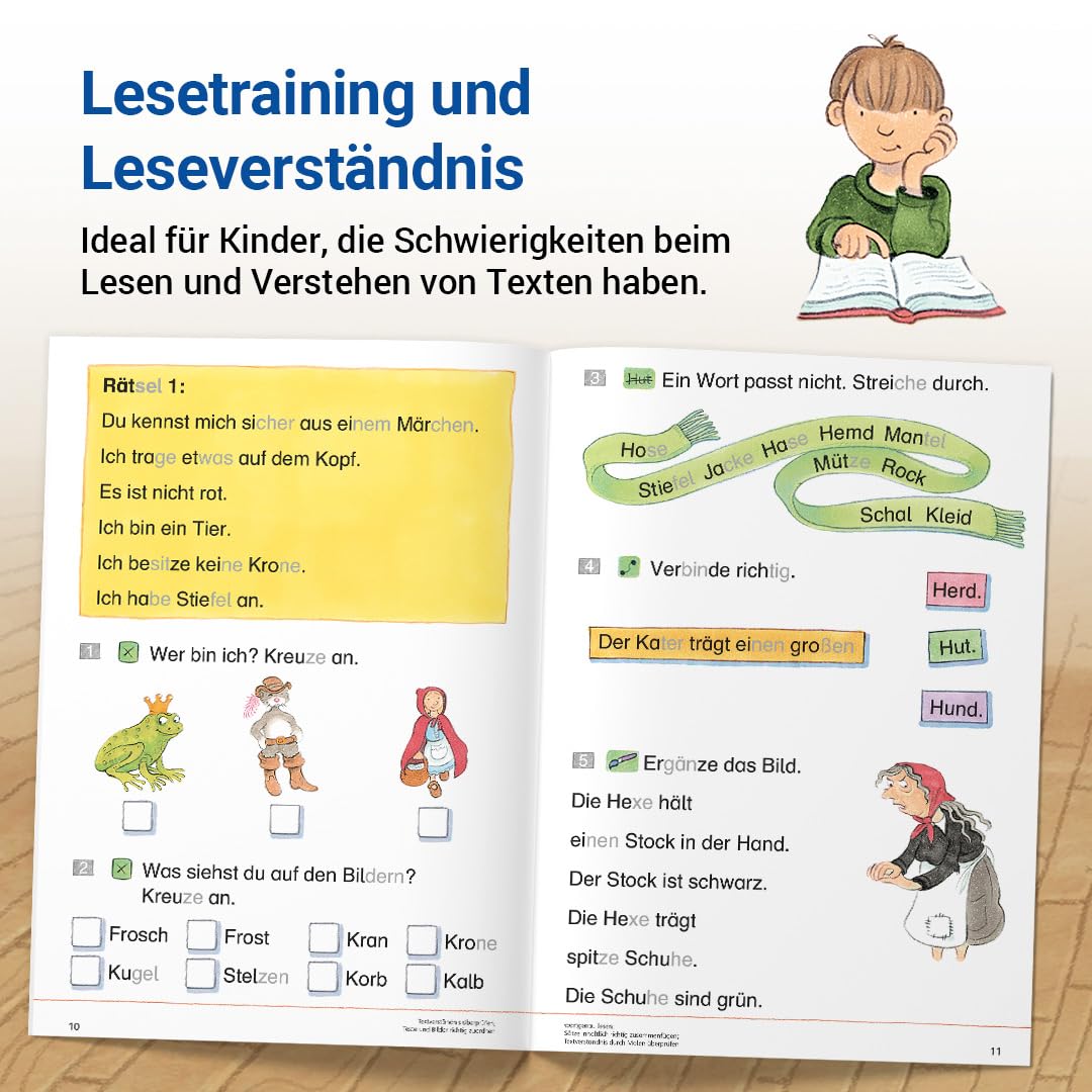 Das Übungsheft Lesen 1: Lesetraining und Leseverständnis: Lesetraining und Leseverständnis, Deutsch, Klasse 1 – Bild 2