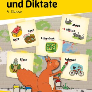 Deutsch 4. Klasse Übungsheft – Rechtschreiben und Diktate: Rechtschreibung, Groß- und Kleinschreibung. Fir für den Übertritt: Erklärungen mit Übungen und Lösungen (Forder- und Förderhefte, Band 254)