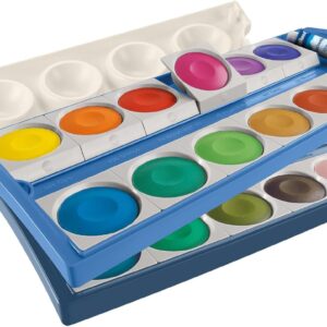 Pelikan K24 eco 701303 Paint Box with 24 Colours Including Opaque White Recycled Plastic