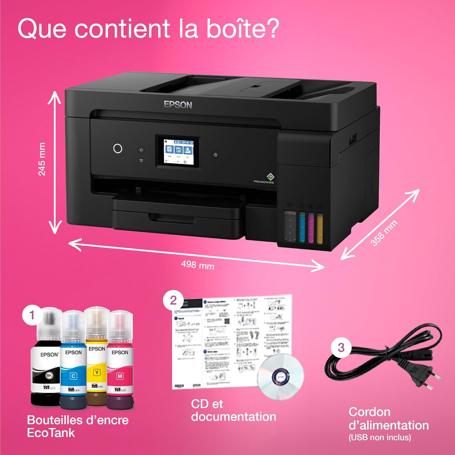Epson EcoTank ET-15000 A3+ Multifunction Wi-Fi Ink Tank Printer with a Included Stock of Inks for up to 3 Years – Bild 6