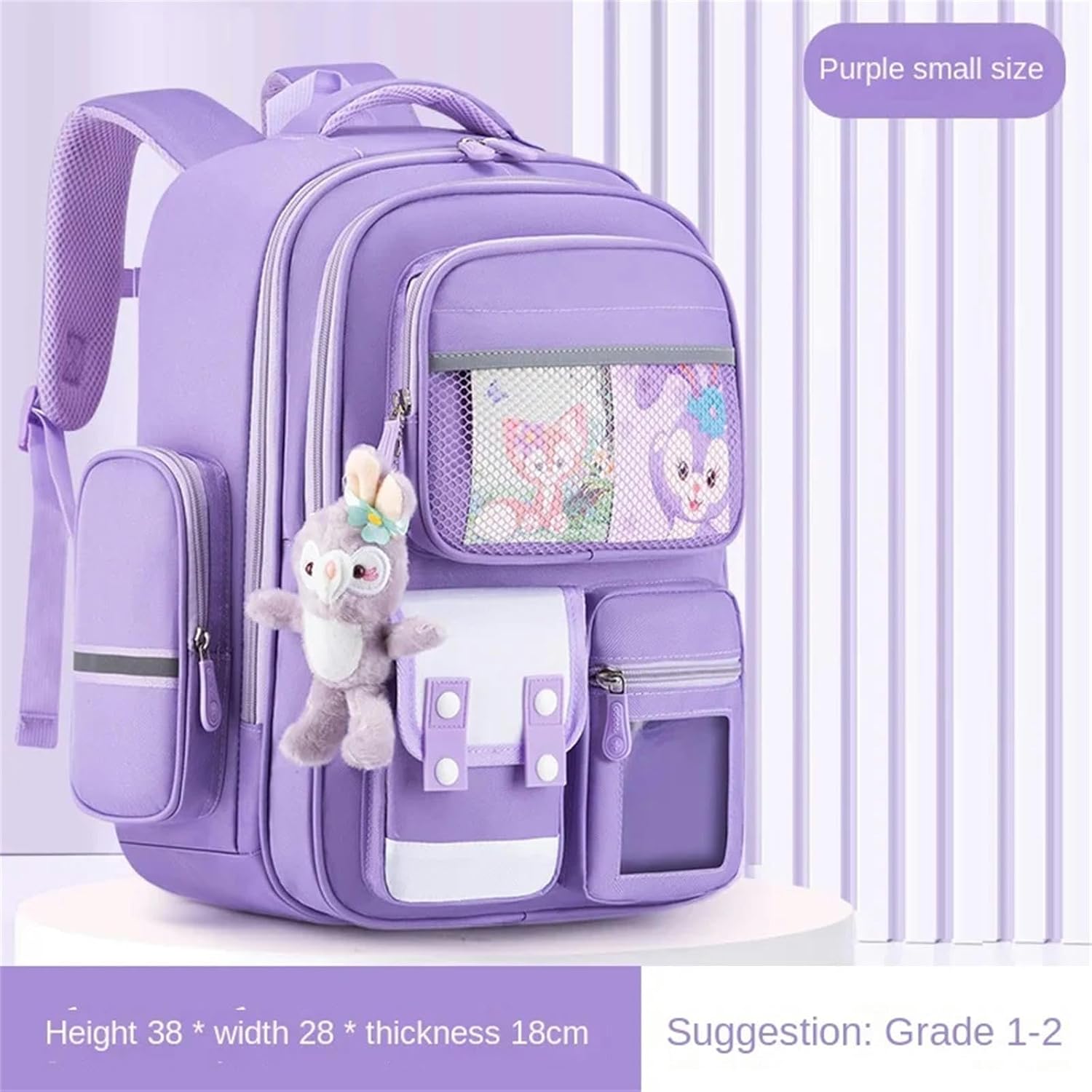 School Bag Primary School Bags to Protect the Spine and Relieve School Bags for Children in First to Second Grade – Bild 2