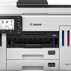 Canon MAXIFY GX7150 Compact Office Printer - Colour Printer & Scanner All-in-One WiFi | MegaTank Inkjet Printer with Copier & Scanner | Wi-Fi, Ethernet & USB Port