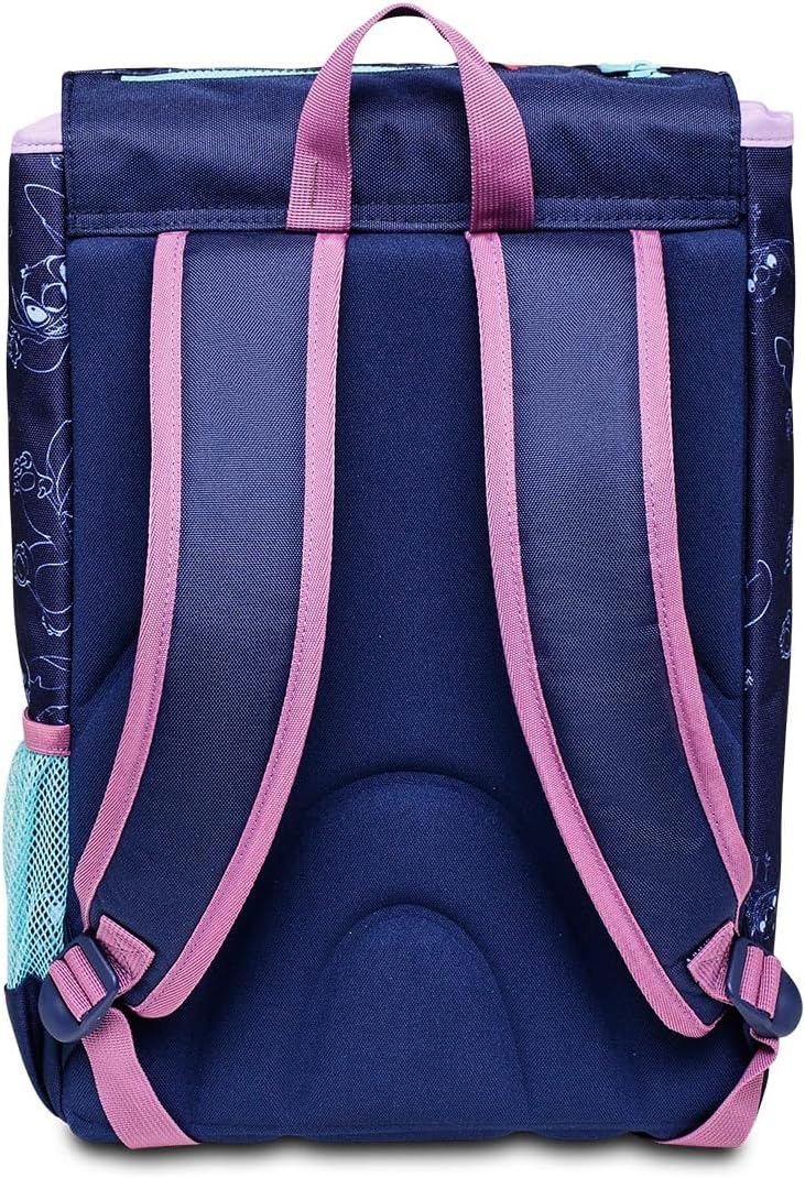 Seven Unisex Kinder Erweiterbarer Rucksack Lilo und Stitch Rucksack (1er Pack) – Bild 5
