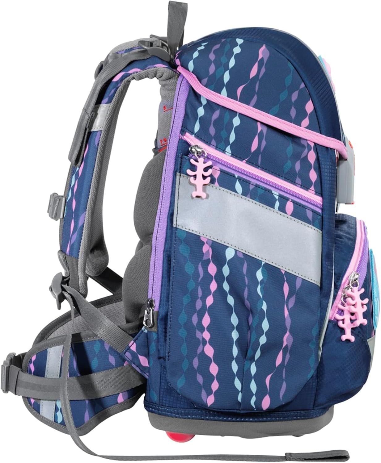 Step by Step 2-in-1 Plus School Bag Set, 6 Pieces, Ergonomic Satchel with Reflectors, Height-Adjustable with Waist Belt, Year 1 and Up, 19 L – Bild 4