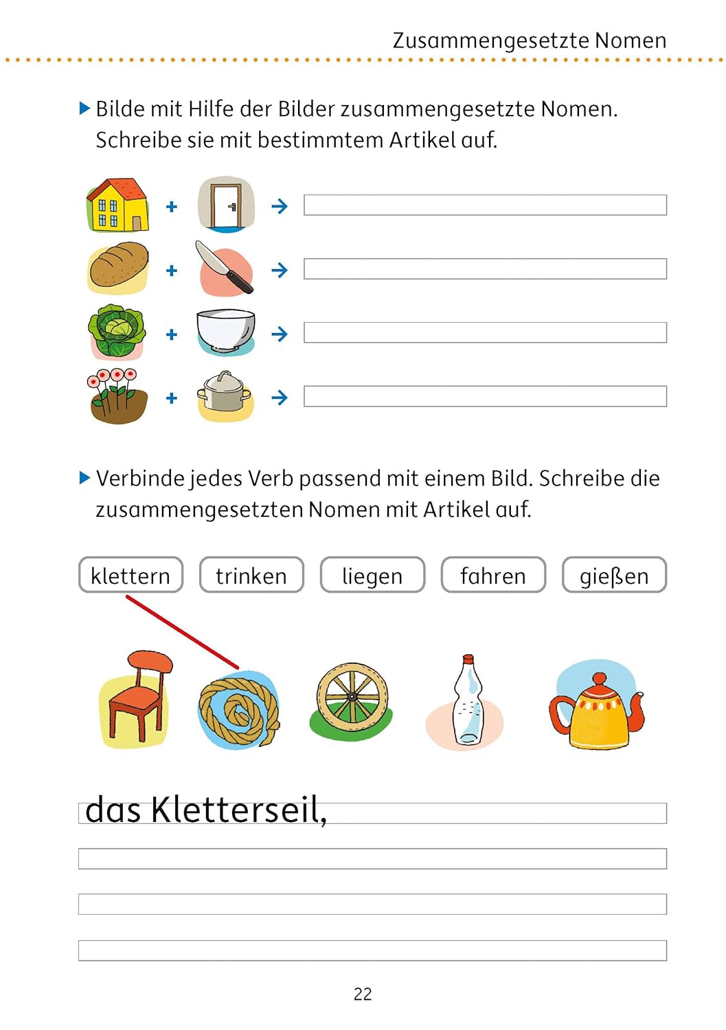 Mein Übungsheft Grammatik 3. Klasse: Lernhilfe Deutsch 3. Klasse, Grammatik lernen – Wortarten, Satzarten und Satzglieder (Lernhefte zum Üben und Wiederholen, Band 413) – Bild 8