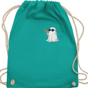 Shirtracer – Gym Bag Backpack – Party & Alcohol Women – Boo Aperol | Spooky Spritz | Ghost Hour with Aperol | Halloween Fun Aperol