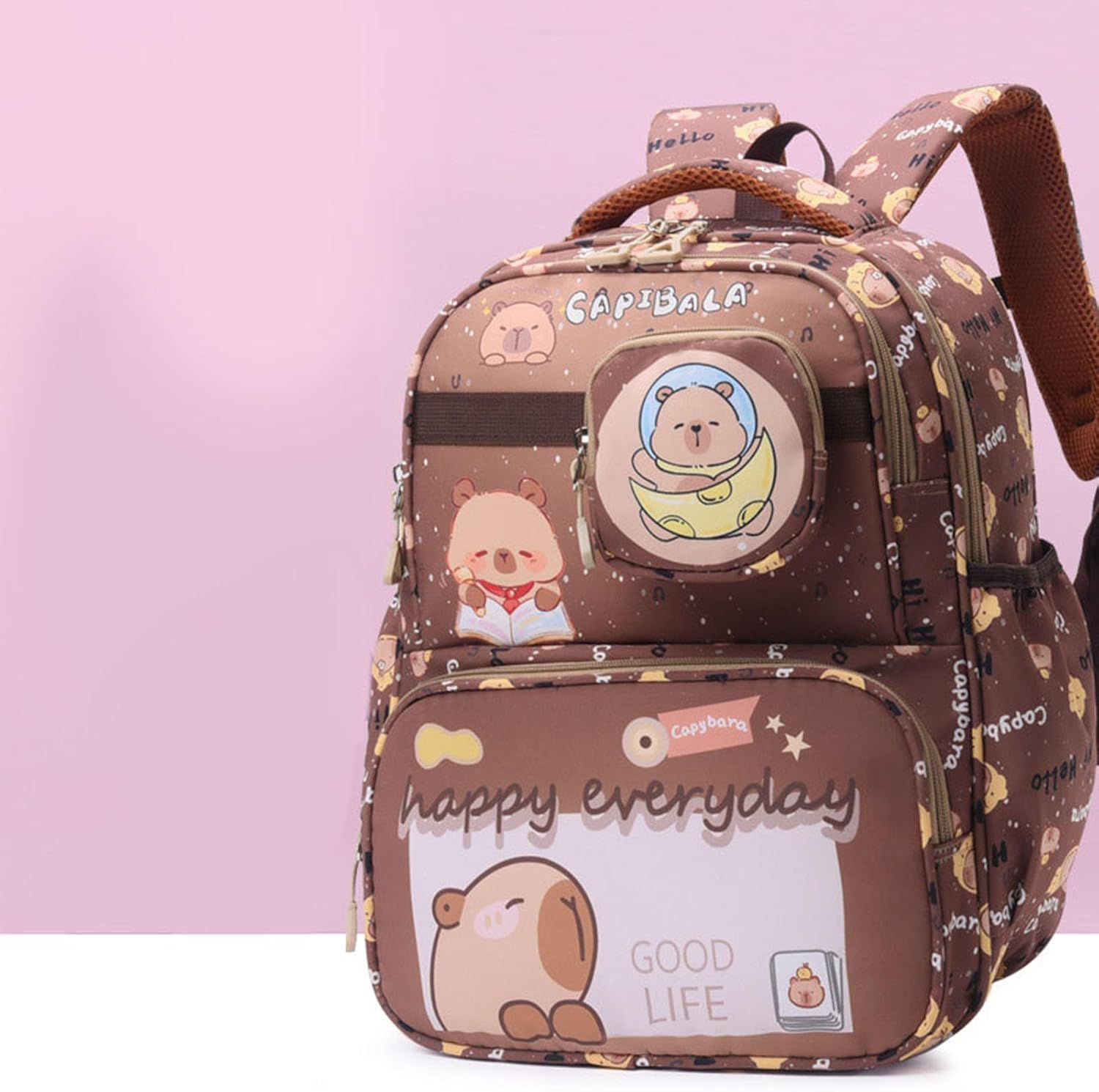 Schulrucksack Teenager Schultasche Wasserdicht Rucksack Mehrfach Atmungsaktiv Damen Kinderrucksack Alltag Schulranzen Wasserabweisend Groß Mädchen – Bild 4