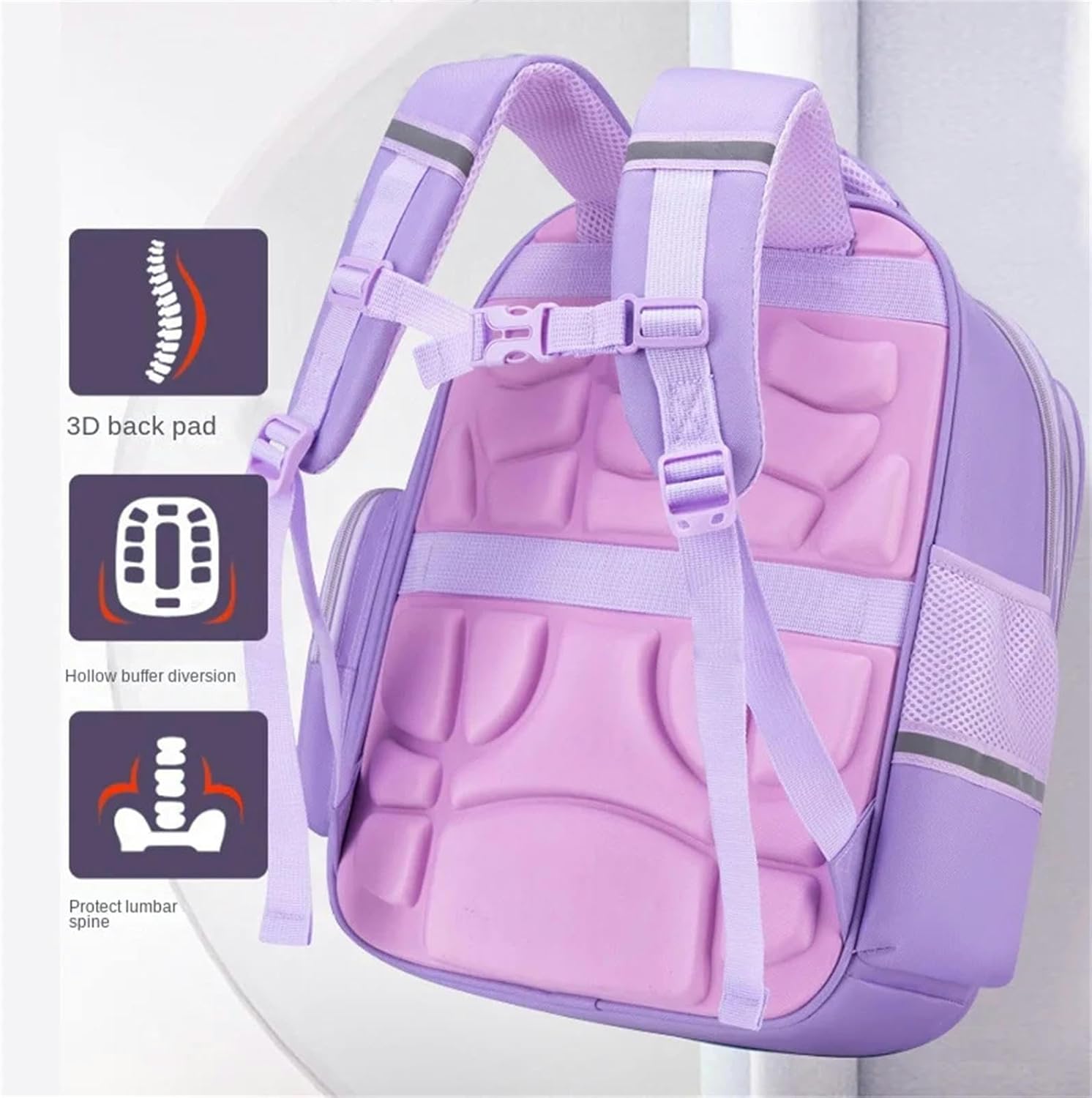 School Bag Primary School Bags to Protect the Spine and Relieve School Bags for Children in First to Second Grade – Bild 6